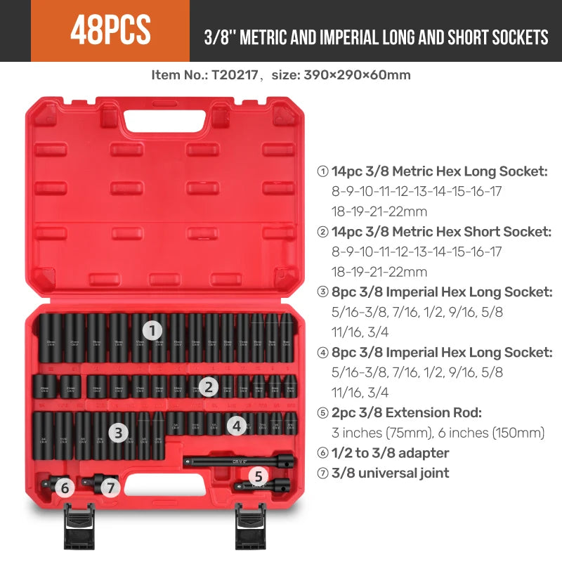 95-Piece Socket Wrench Kit