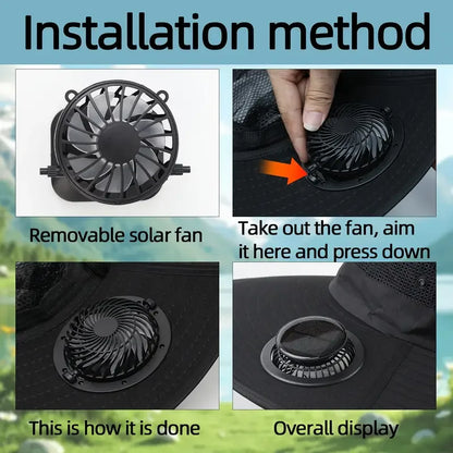Sun Hat with Fan
