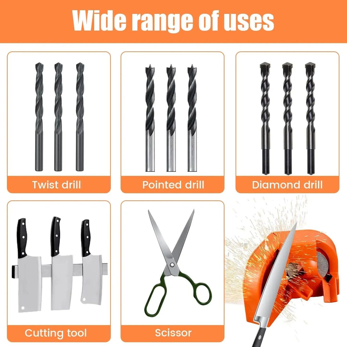Drill Bit Grinding Sharpener