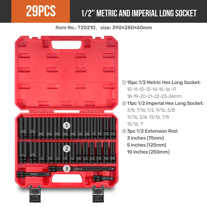 95-Piece Socket Wrench Kit