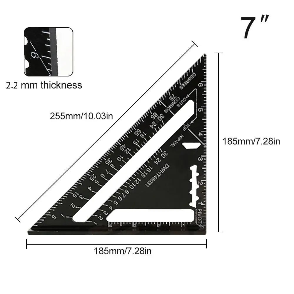 Triangle Inch Metric
