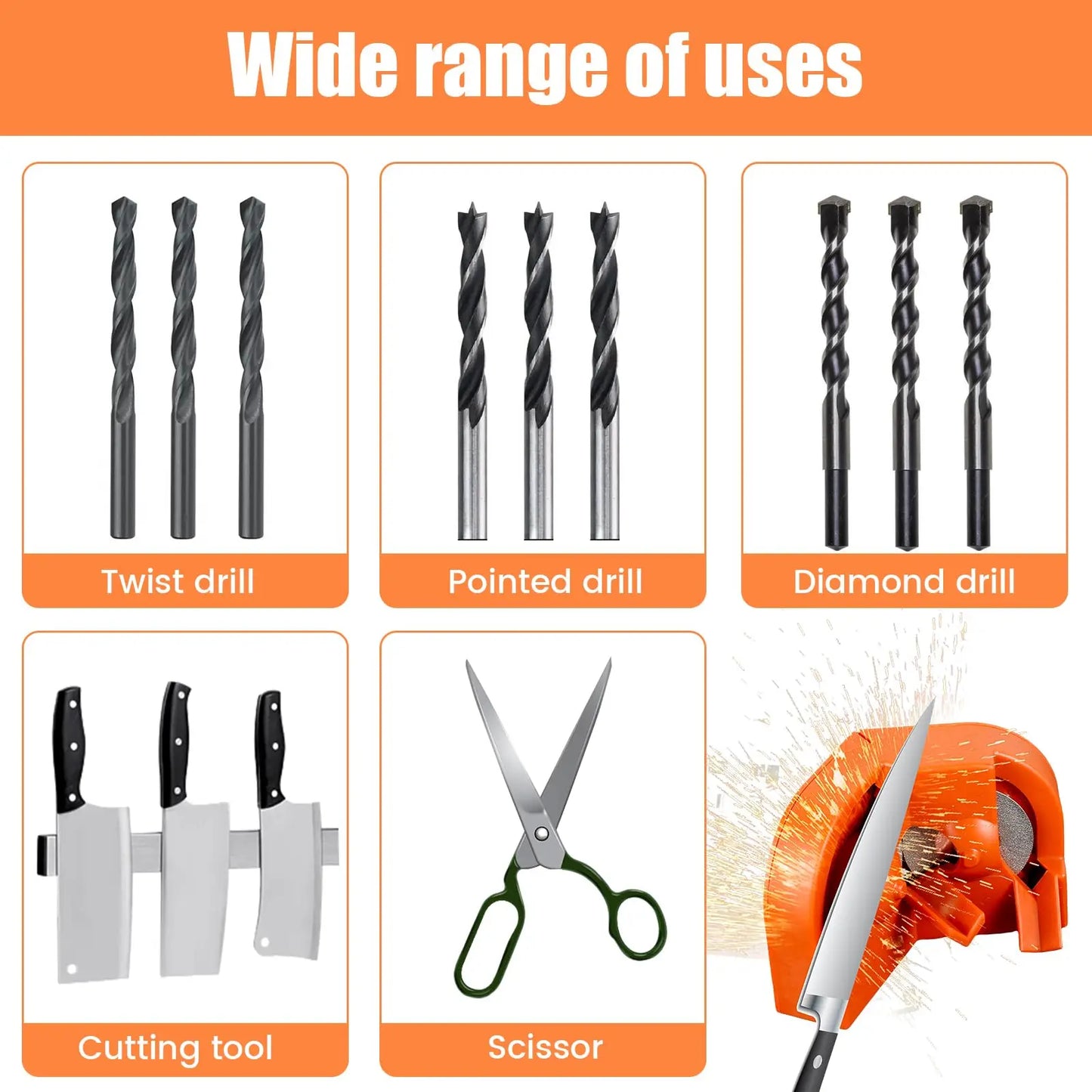 Drill Bit Grinding Sharpener