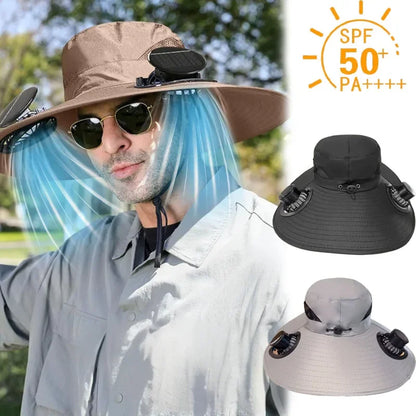 Sun Hat with Fan
