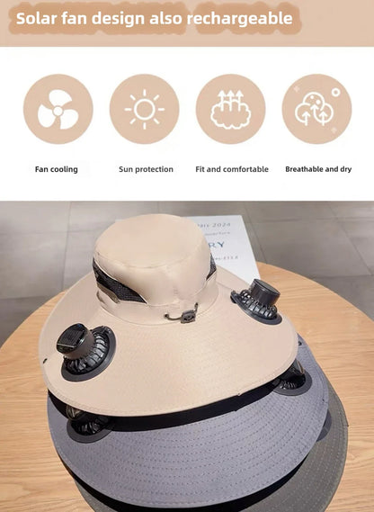 Sun Hat with Fan